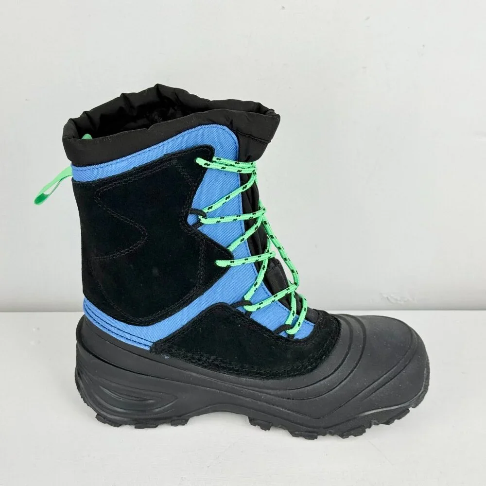 Unisex Youth Size 6 - THE NORTH FACE Teen Alpenglow V WATERPROOF SNOW Boots